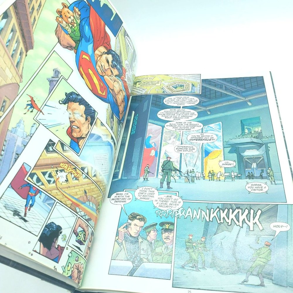 Superman Last Son Geoff Johns Graphic Novel Hardback Ex-Library DC Comic